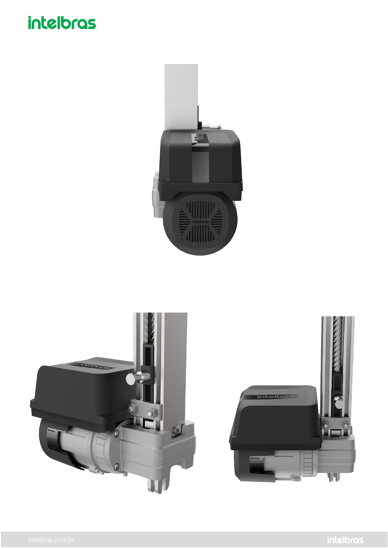 Automatizador de Portão Basculante BR400 Fast Bivolt 110/200v (Intelbras)